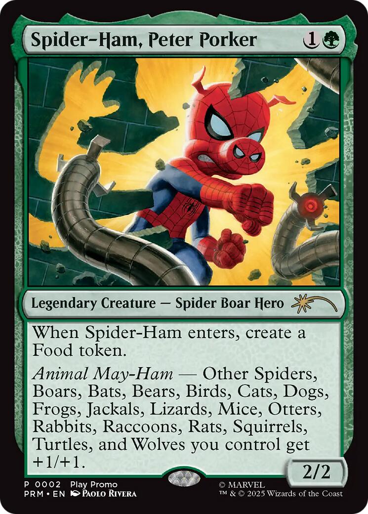 Spider-Ham, Peter Porker [Wizards Play Network 2025] - The Mythic Store | 24h Order Processing