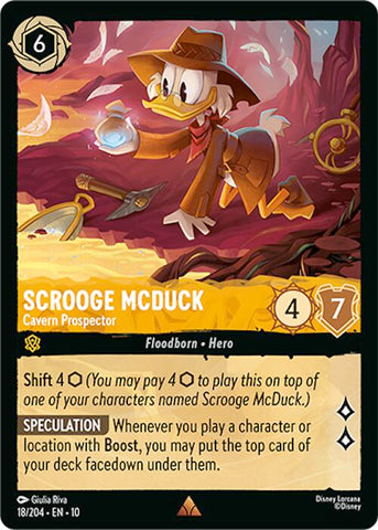 Scrooge McDuck - Cavern Prospector (18/204) [Whispers in the Well] - The Mythic Store | 24h Order Processing