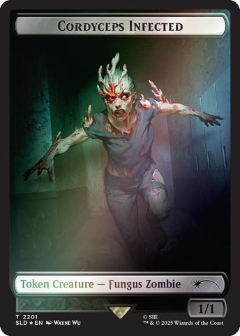 Cordyceps Infected Token (2201) (Rainbow Foil) [Secret Lair Drop Series] - The Mythic Store | 24h Order Processing