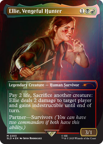 Ellie, Vengeful Hunter (Rainbow Foil) [Secret Lair Drop Series] - The Mythic Store | 24h Order Processing