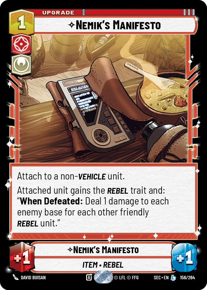 Nemik's Manifesto (156/264) (156/264) [Secrets of Power] - The Mythic Store | 24h Order Processing