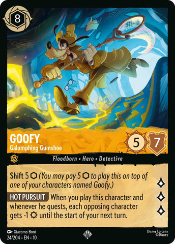 Goofy - Galumphing Gumshoe (24/204) [Whispers in the Well] - The Mythic Store | 24h Order Processing