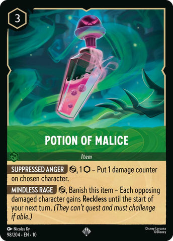 Potion of Malice (98/204) [Whispers in the Well] - The Mythic Store | 24h Order Processing