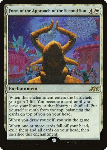 Form of the Approach of the Second Sun (Galaxy Foil) [Unfinity] - The Mythic Store | 24h Order Processing