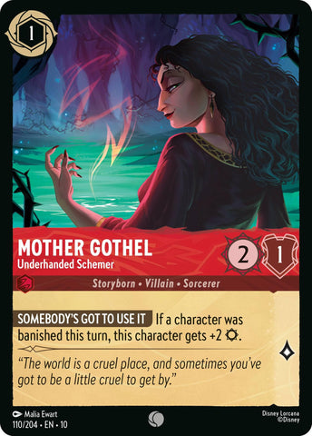 Mother Gothel - Underhanded Schemer (110/204) [Whispers in the Well] - The Mythic Store | 24h Order Processing