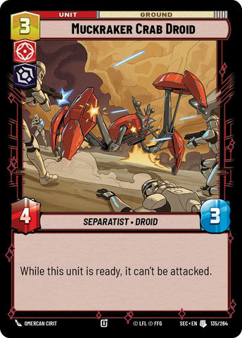Muckraker Crab Droid (135/264) (135/264) [Secrets of Power] - The Mythic Store | 24h Order Processing