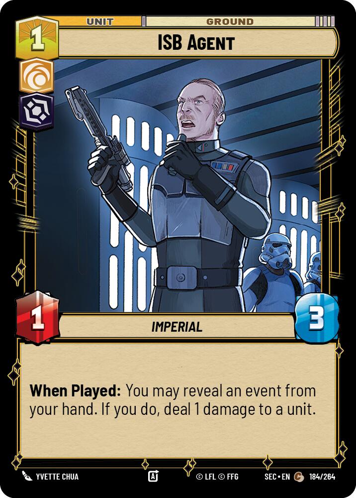 ISB Agent (184/264) (184/264) [Secrets of Power] - The Mythic Store | 24h Order Processing
