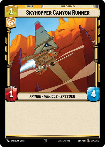 Skyhopper Canyon Runner (214/264) (214/264) [Secrets of Power] - The Mythic Store | 24h Order Processing