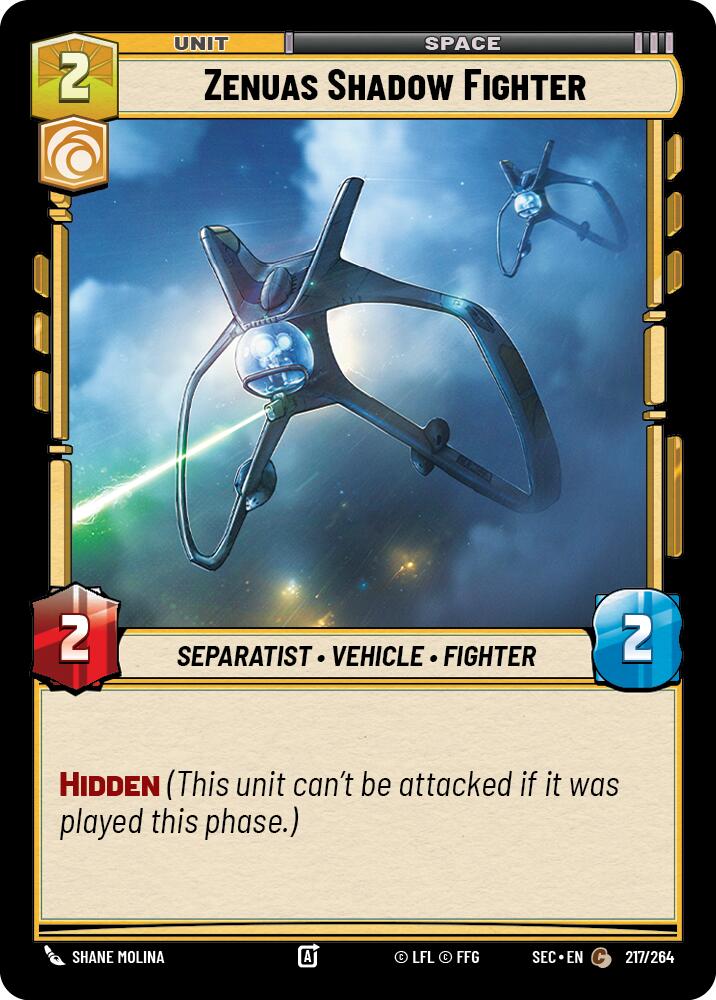 Zenuas Shadow Fighter (217/264) (217/264) [Secrets of Power] - The Mythic Store | 24h Order Processing