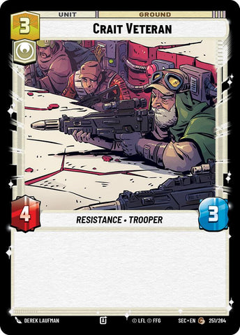 Crait Veteran (251/264) (251/264) [Secrets of Power] - The Mythic Store | 24h Order Processing