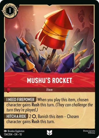 Mushu's Rocket (134/204) [Whispers in the Well] - The Mythic Store | 24h Order Processing