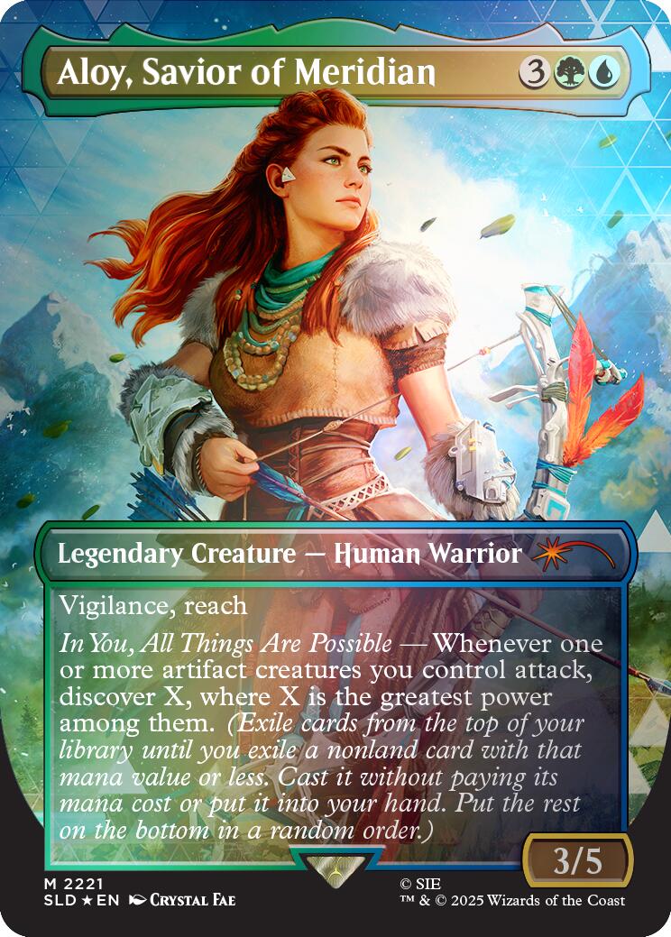 Aloy, Savior of Meridian (Rainbow Foil) [Secret Lair Drop Series] - The Mythic Store | 24h Order Processing