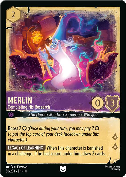 Merlin - Completing His Research (58/204) [Whispers in the Well] - The Mythic Store | 24h Order Processing