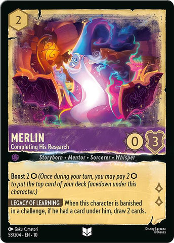 Merlin - Completing His Research (58/204) [Whispers in the Well] - The Mythic Store | 24h Order Processing