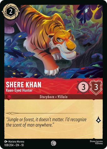 Shere Khan - Keen-Eyed Hunter (108/204) [Whispers in the Well] - The Mythic Store | 24h Order Processing