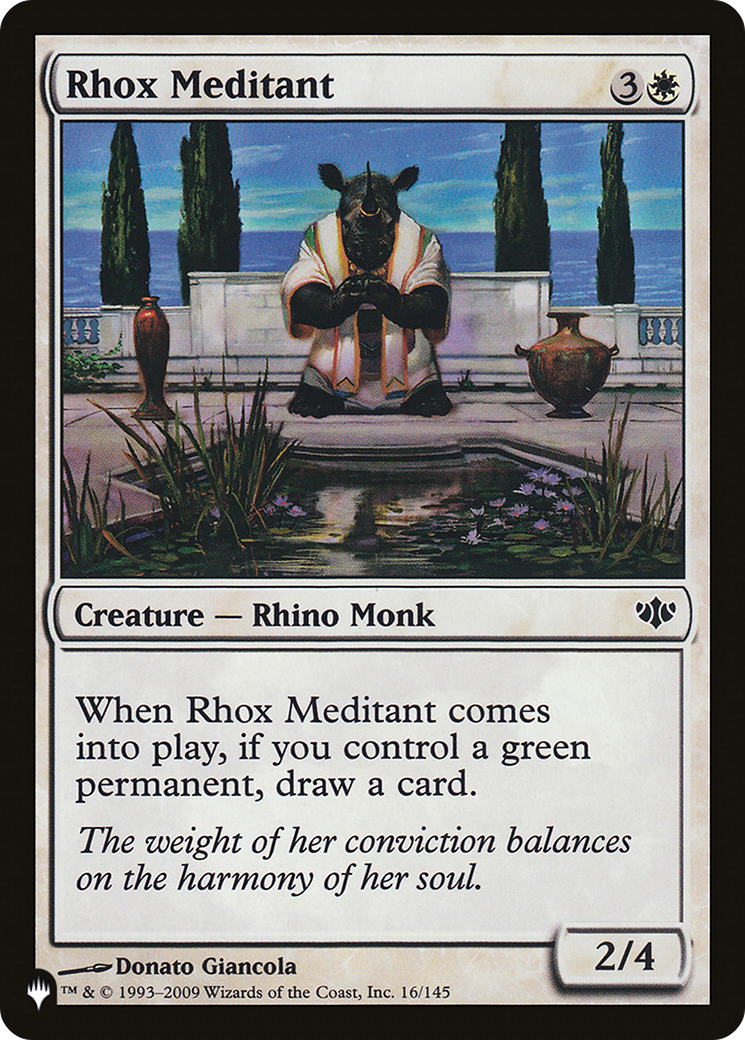 Rhox Meditant [The List Reprints] - The Mythic Store | 24h Order Processing