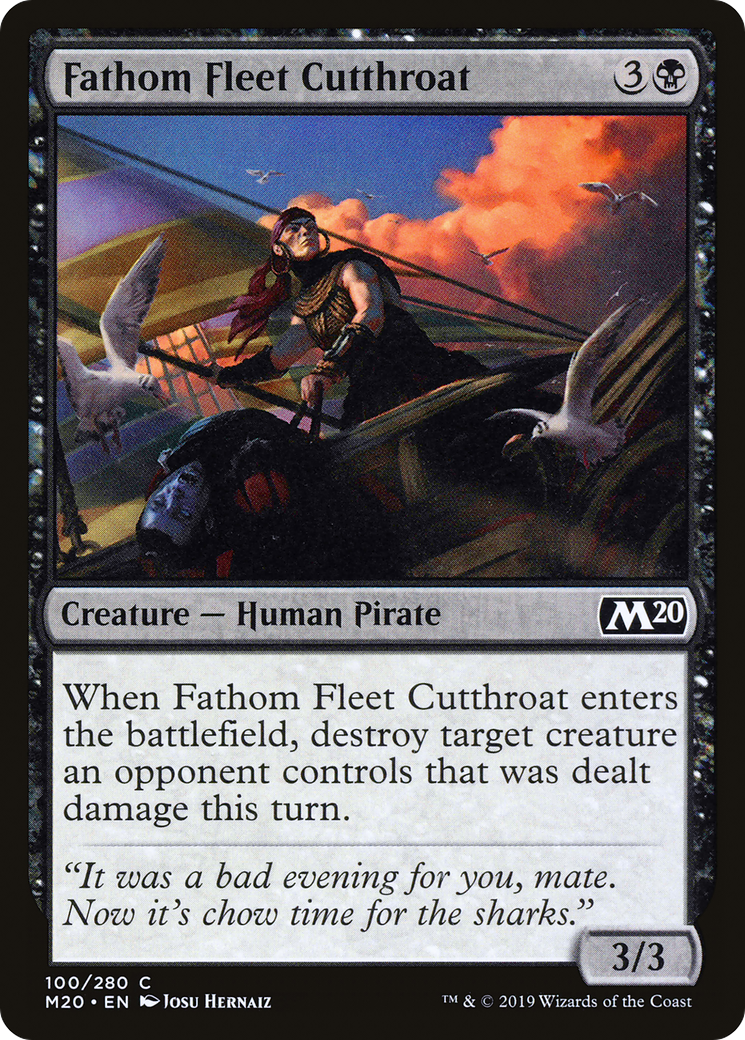Fathom Fleet Cutthroat [Core Set 2020] - The Mythic Store | 24h Order Processing