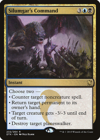 Silumgar's Command [Dragons of Tarkir] - The Mythic Store | 24h Order Processing