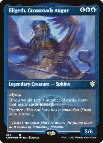 Eligeth, Crossroads Augur (Etched) [Commander Legends] - The Mythic Store | 24h Order Processing