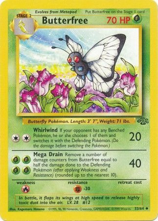 Butterfree (33/64) [Jungle Unlimited] - The Mythic Store | 24h Order Processing