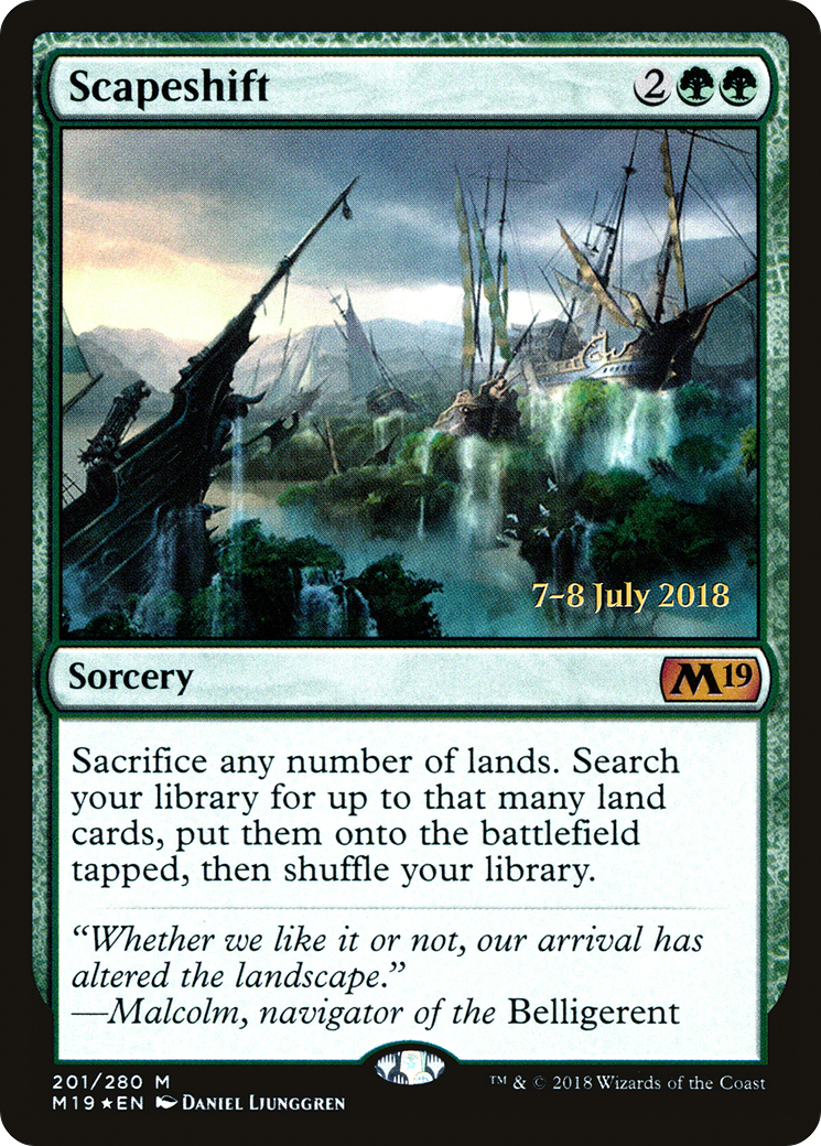 Scapeshift [Core Set 2019 Prerelease Promos] - The Mythic Store | 24h Order Processing