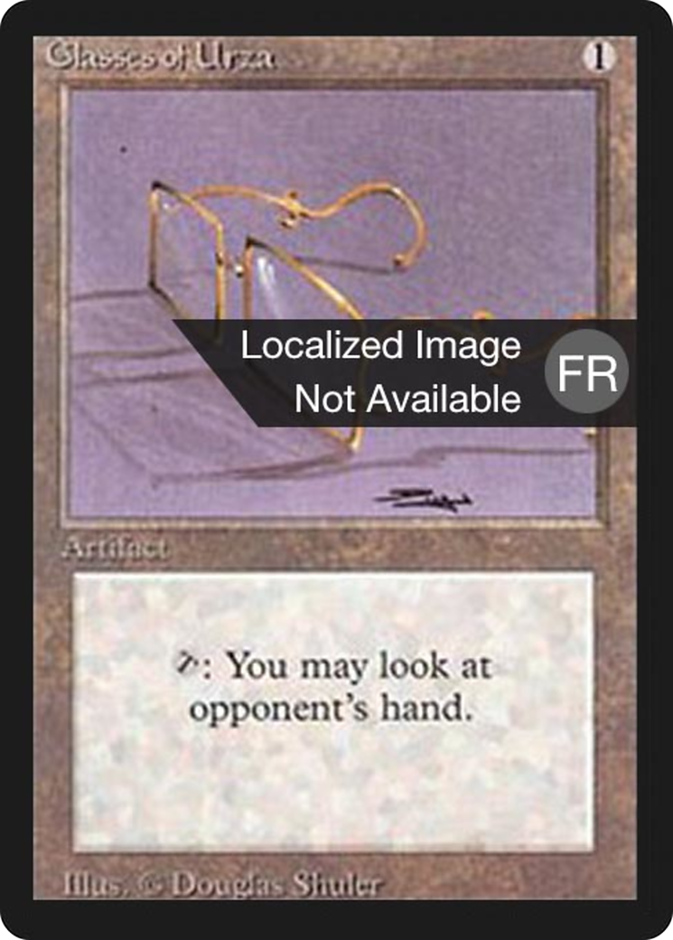 Glasses of Urza [Foreign Black Border] - The Mythic Store | 24h Order Processing
