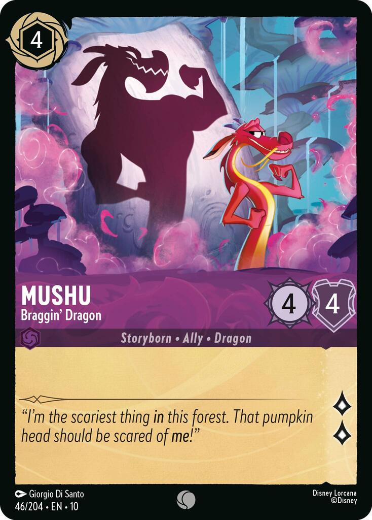 Mushu - Braggin' Dragon (46/204) [Whispers in the Well] - The Mythic Store | 24h Order Processing