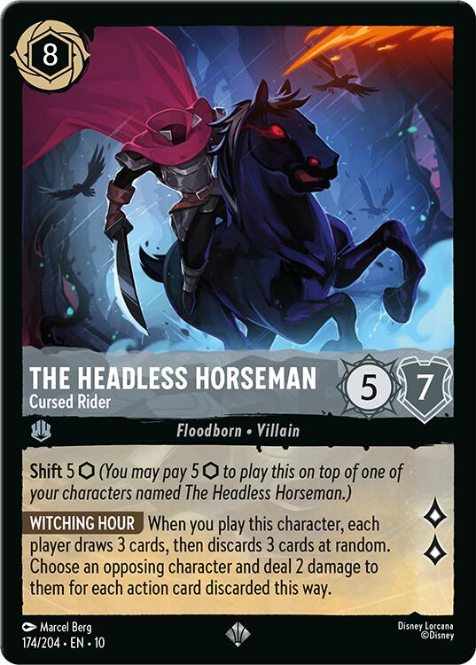 The Headless Horseman - Cursed Rider (174/204) [Whispers in the Well] - The Mythic Store | 24h Order Processing