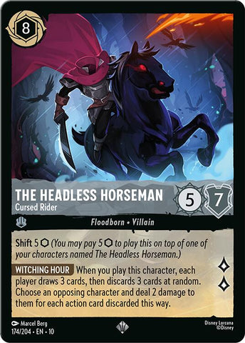 The Headless Horseman - Cursed Rider (174/204) [Whispers in the Well] - The Mythic Store | 24h Order Processing