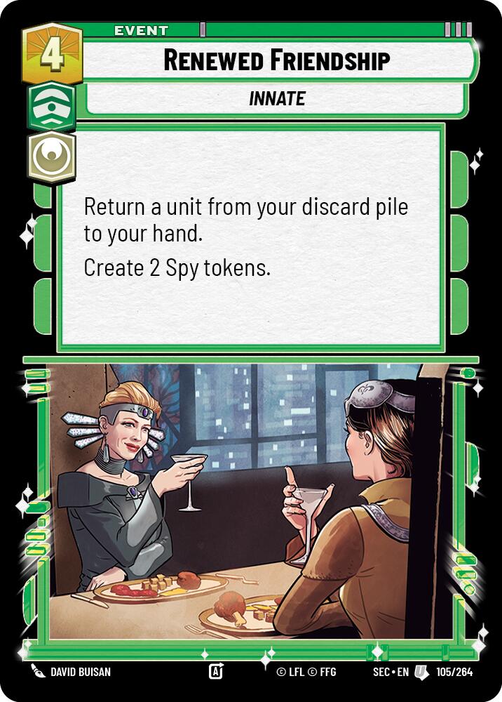 Renewed Friendship (105/264) (105/264) [Secrets of Power] - The Mythic Store | 24h Order Processing
