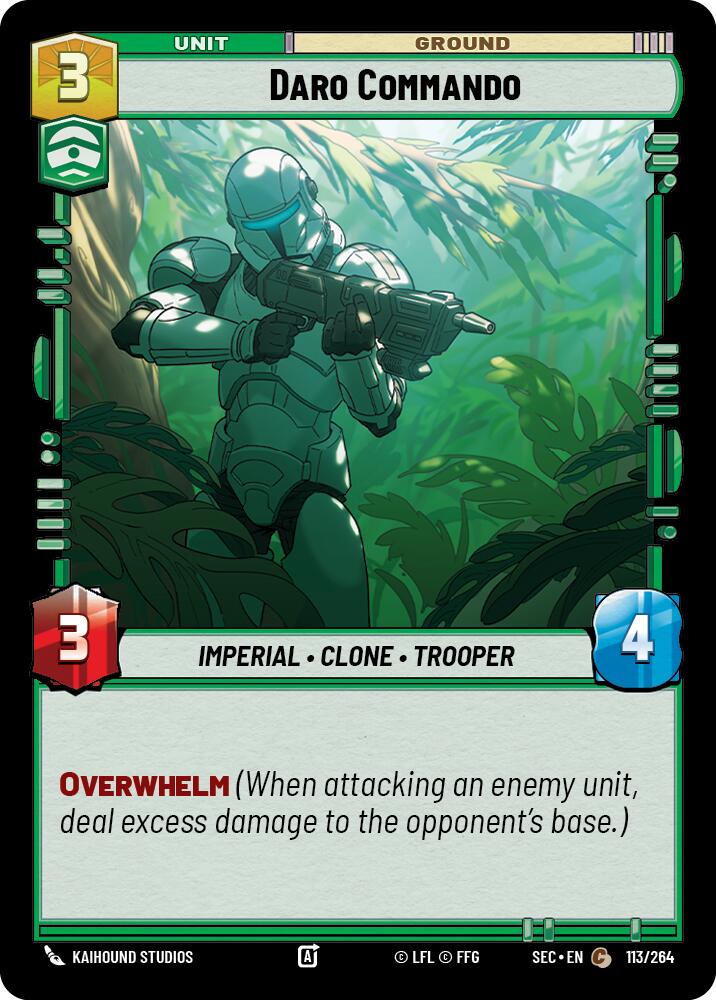 Daro Commando (113/264) (113/264) [Secrets of Power] - The Mythic Store | 24h Order Processing