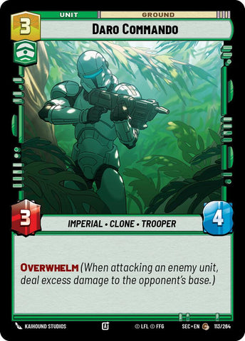 Daro Commando (113/264) (113/264) [Secrets of Power] - The Mythic Store | 24h Order Processing