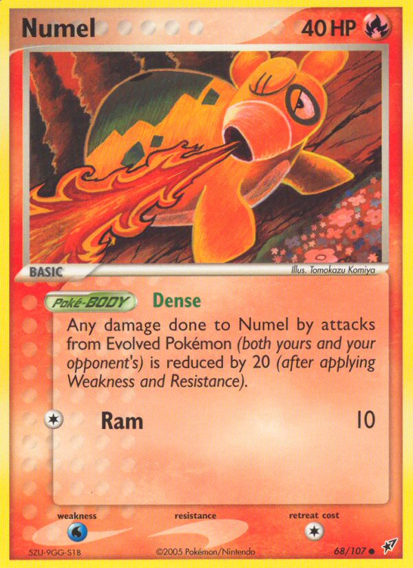 Numel (68/107) [EX: Deoxys] - The Mythic Store | 24h Order Processing