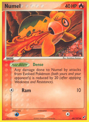 Numel (68/107) [EX: Deoxys] - The Mythic Store | 24h Order Processing