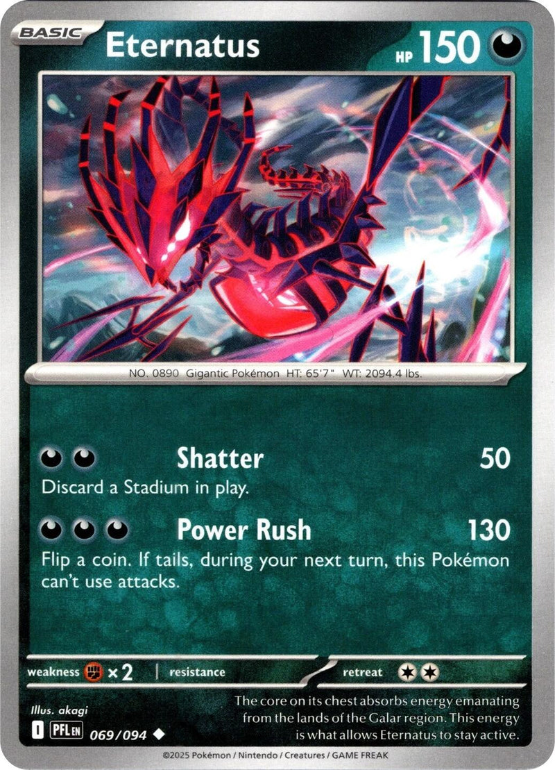 Eternatus (069/094) (Reverse Holo) [Mega Evolution: Phantasmal Flames] - The Mythic Store | 24h Order Processing