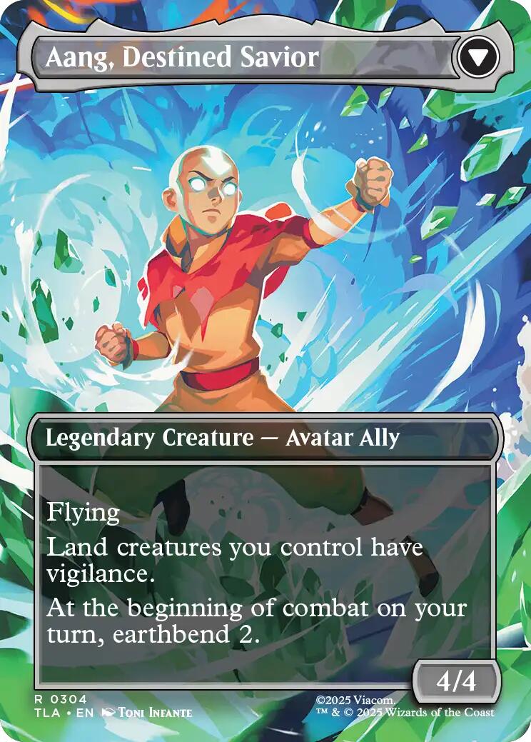 Aang, at the Crossroads (Borderless) [Avatar: The Last Airbender] - The Mythic Store | 24h Order Processing