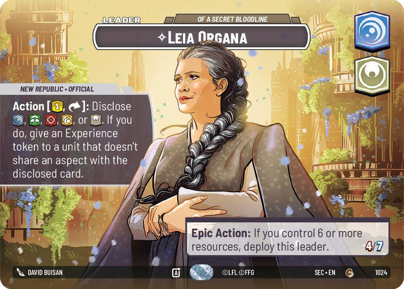 Leia Organa - Of A Secret Bloodline (Showcase) (1024) (1024) [Secrets of Power] - The Mythic Store | 24h Order Processing