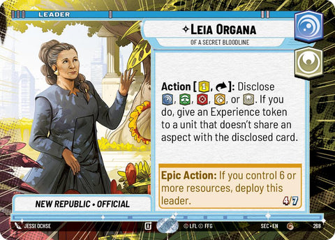 Leia Organa - Of A Secret Bloodline (Hyperspace) (268) (268) [Secrets of Power] - The Mythic Store | 24h Order Processing