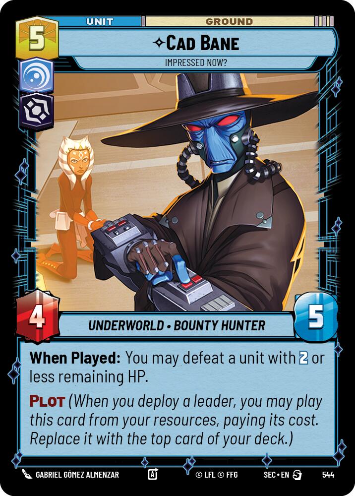 Cad Bane - Impressed Now? (Foil) (544) (544) [Secrets of Power] - The Mythic Store | 24h Order Processing