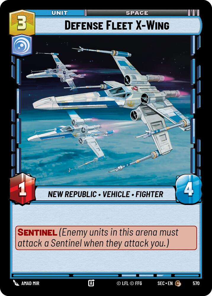 Defense Fleet X-Wing (570) (Foil) (570) [Secrets of Power] - The Mythic Store | 24h Order Processing