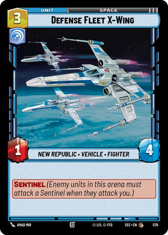 Defense Fleet X-Wing (570) (Foil) (570) [Secrets of Power] - The Mythic Store | 24h Order Processing