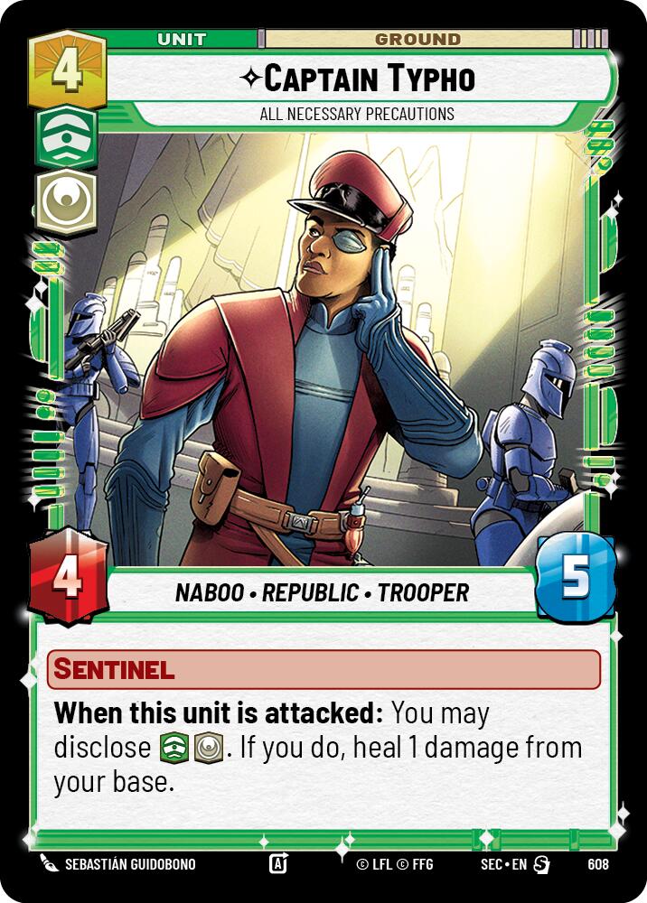 Captain Typho - All Necessary Precautions (Foil) (608) (608) [Secrets of Power] - The Mythic Store | 24h Order Processing