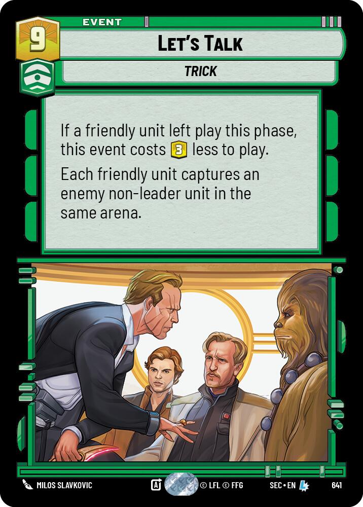 Let's Talk (641) (Foil) (641) [Secrets of Power] - The Mythic Store | 24h Order Processing