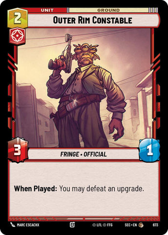 Outer Rim Constable (673) (Foil) (673) [Secrets of Power] - The Mythic Store | 24h Order Processing