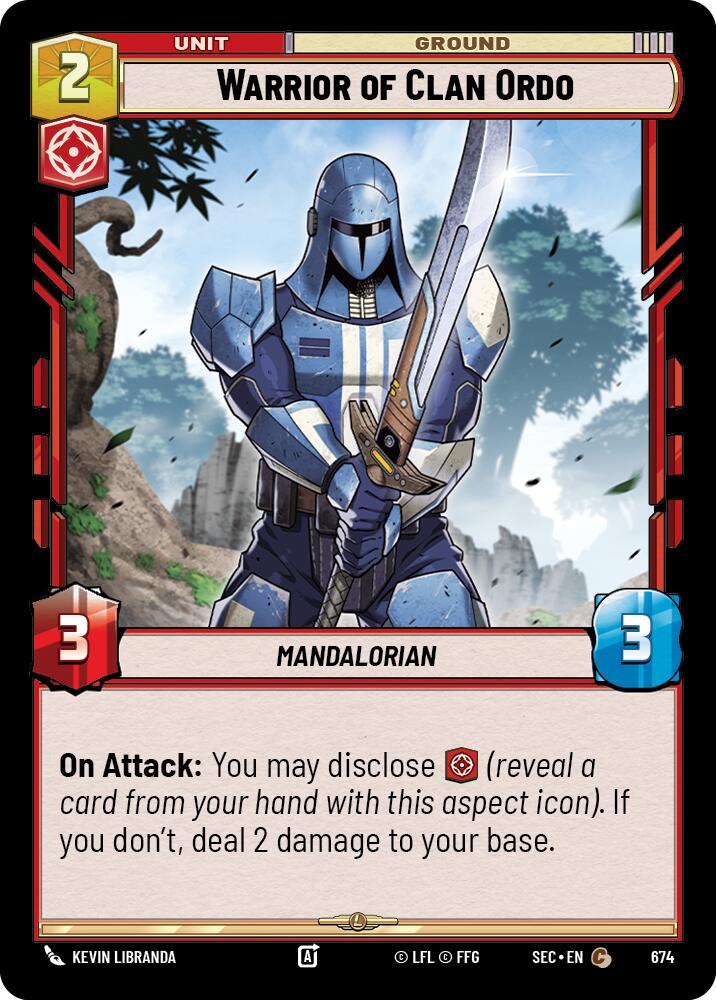 Warrior of Clan Ordo (674) (Foil) (674) [Secrets of Power] - The Mythic Store | 24h Order Processing