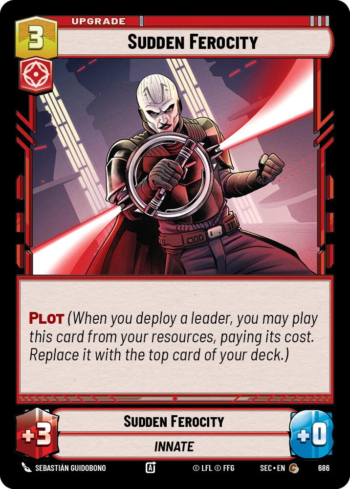 Sudden Ferocity (686) (Foil) (686) [Secrets of Power] - The Mythic Store | 24h Order Processing
