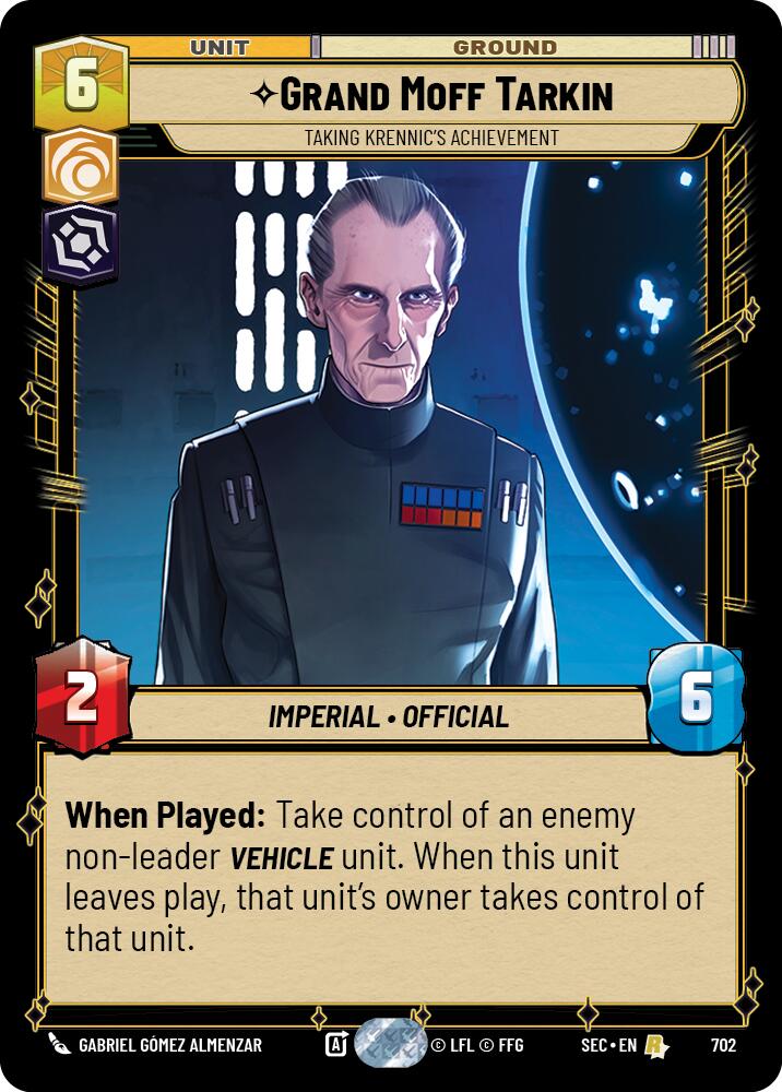 Grand Moff Tarkin - Taking Krennic's Achievement (Foil) (702) (702) [Secrets of Power] - The Mythic Store | 24h Order Processing