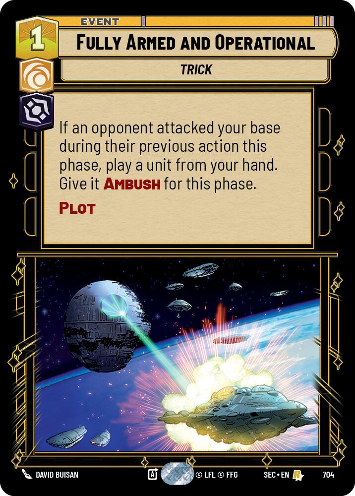 Fully Armed and Operational (704) (Foil) (704) [Secrets of Power] - The Mythic Store | 24h Order Processing