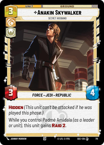 Anakin Skywalker - Secret Husband (Foil) (711) (711) [Secrets of Power] - The Mythic Store | 24h Order Processing