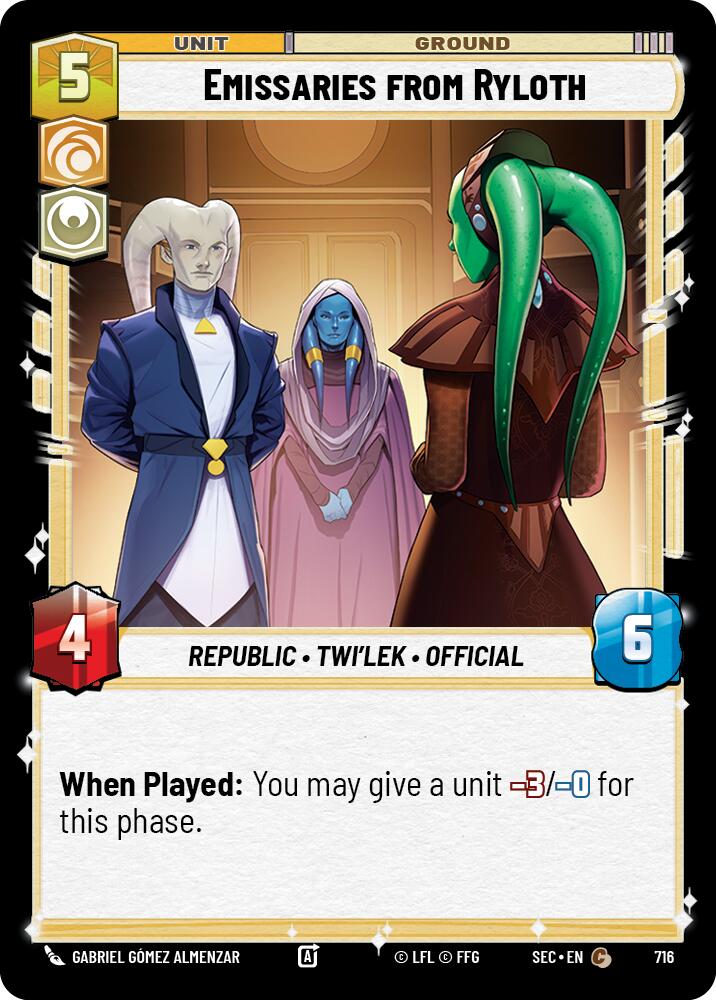 Emissaries from Ryloth (716) (Foil) (716) [Secrets of Power] - The Mythic Store | 24h Order Processing
